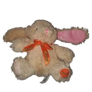 Galerie Reese's Bunny Plush Rabbit Pink Ears Easter Hershey Peanut Butter Cup